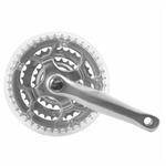 GUARNITURA MTB 22X32x42 mm170 ALLOY SILVER C/PARACATENA