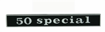 TARGHETTA VESPA 50 SPECIAL POSTERIORE r.o.152511