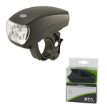FANALE ANTERIORE MANUBRIO 5 LED LUCE BIANCA CON BATTERIE AAA