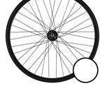 RUOTA ANTERIORE 27,5 MTB DISK NERA CON BLOCCAGGIO