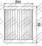 FILTRO OLIO HF132 SUZUKI BURGMAN 250/400 98>06-MAJESTY 400