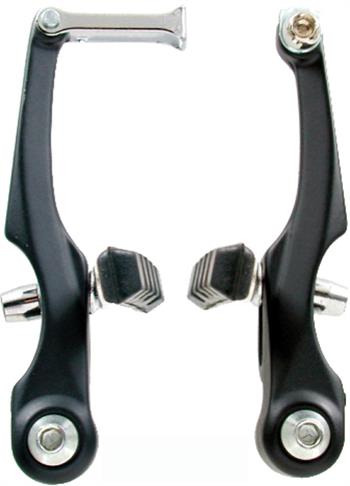 FRENI V-BRAKE ALLOY 73MM MOLLA REGOLAZIONE NERO 4 PZ