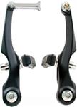 FRENI V-BRAKE ALLOY 73MM MOLLA REGOLAZIONE NERO 4 PZ