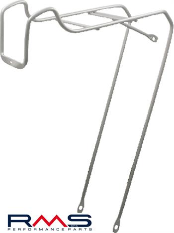 PORTAPACCO ANTERIORE ACCIAO 26/28 C/ATTACCO FARO SILVER