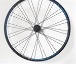 RUOTA ANTERIORE 29 MTB DISK 6F NERO/BLU C/BLOCC. CANALE 21