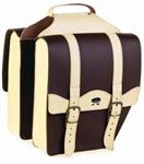 BORSA CRUISER VINTAGE BICOLORE MARRONE/CREMA