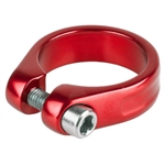 BLOCCAGGIO SELLA ALLOY 31.8mm ROSSO ANODIZZATO