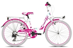 CICLO CTB 24 DONNA KELLY TY300 6V REVO WHITE FUXIA