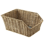 CESTINO POSTERIORE VIMINI ECOLOGICO 35x25x25 BEIGE IMPERMEAB
