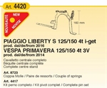 CAVALLETTO CENTR.PIAGGIO LIBERTY 125/150 IGET r.o.1C001975