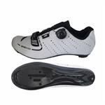 SCARPA CORSA PELLE SPEED BIANCO/NERO CHIUSURA ATOP