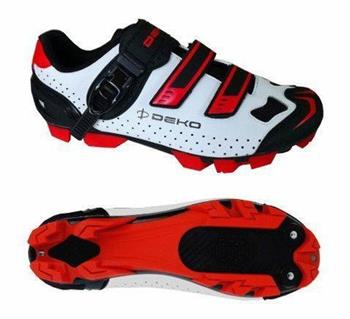 SCARPA CICLO MTB DEKO DOPPIA CHIUSURA A STRAPPO CRICCHETTO