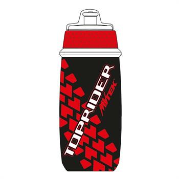 BORRACCIA CICLO 650ml TOP RIDER NERO/ROSSA