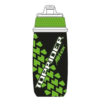 BORRACCIA CICLO 650ml TOP RIDER NERO/VERDE