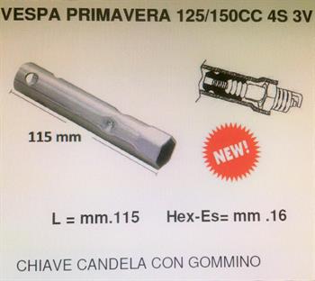 CHIAVE CANDELA 115X16 PIAGGIO VESPA PRIMAVERA
