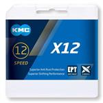 CATENA KMC 12V X12 EPT ANTIRUGGINE SILVER 12M