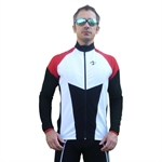 MAGLIA INVERNO HALF BIANC0/NERO/ROSSO