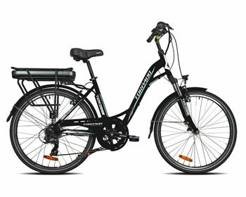E-BIKE 26 DONNA AFRODITE BLACK BATTERIA 36V MIS.44