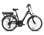 E-BIKE 26 DONNA AFRODITE BLACK BATTERIA 36V MIS.44