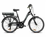 E-BIKE 26 DONNA AFRODITE BLACK BATTERIA 36V MIS.44