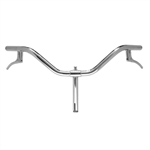 MANUBRIO PIEGHEVOLE CROMATO PARMA C/LEVE DIAM. 22,2