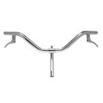 MANUBRIO PIEGHEVOLE CROMATO PARMA C/LEVE DIAM. 22,2
