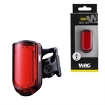 FANALINO POSTERIORE WIKI 38 COB LED  ROSSI RICARICA CON USB