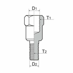 ADATTATORE SPECCHIO DA M.8 DX A M.10 DX