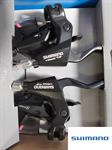 COMANDI CAMBIO C/LEVE SHIMANO ALTUS 8V ST-M310 2 DITA NERI