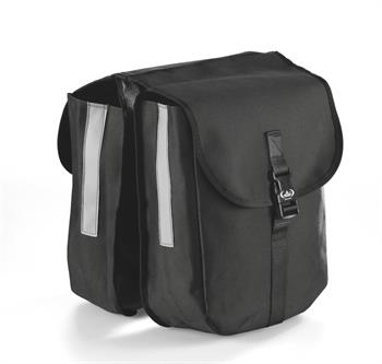 BORSA BAULETTO IN TESSUTO COLORE NERO