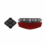 FANALE POSTERIORE CON FRECCE INTERGRATE AL PORTAPACCO 30LM