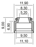 PARAOLIO VALVOLA YAMAHA 250 r.o.5H01211900-AP8122606