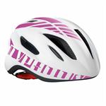 CASCO CICLO TYPHOON MIS.M (54-57cm) BIANCO FUXIA