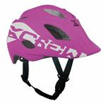 CASCO CICLO RAGAZZO/A X-CREW MIS. M (52-56cm) CICLAMINO