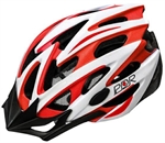 CASCO CICLISTA MV29 ROSSO BIANCO MIS.L