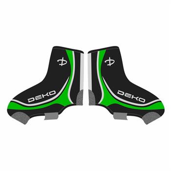 COPRISCARPE NERO VERDE