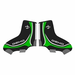 COPRISCARPE NERO VERDE