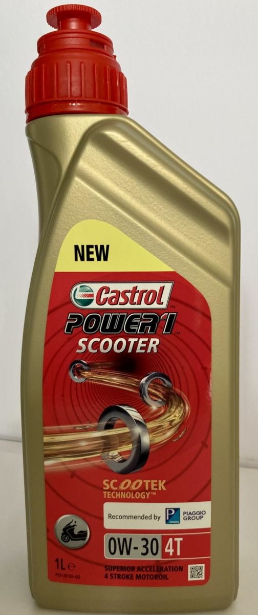 OLIO CASTROL P1 SCOOTER 0W30 4T 1LT - OLIO E LUBRIFICANTI VARI 