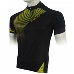 MAGLIA M/CORTA TECH GIALLO/NERO ZIP LUNGA 3 TASCHE POST.