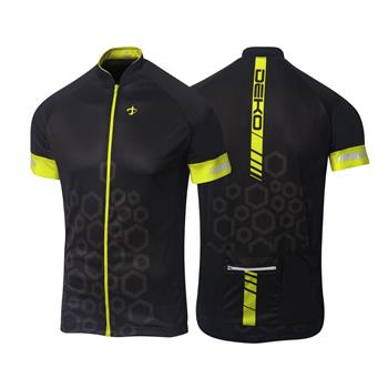 MAGLIA MANICA CORTA EVOLUTION NERA/GIALLA DEKO