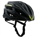 CASCO CICLISTA CITY DOUBLE NERO/GIALLO LIME MIS. L