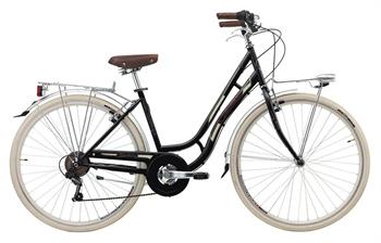 CICLO CITY BIKE 28 MIA DONNA 6V TY21 ACCIAIO NERO