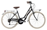 CICLO CITY BIKE 28 MIA DONNA 6V TY21 ACCIAIO NERO