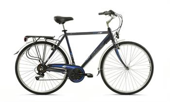 CICLO UOMO 28 FRECCIA 6 VELOCITA' ALLOY ANTRACITE BLU