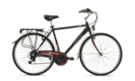 CICLO UOMO 28 FRECCIA 6 VELOCITA' ALLOY ANTRACITE ROSSO
