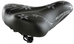 SELLA CITY BIKE HAPPY FLOWER CON MOLLE SKAY NERO