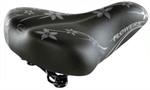 SELLA CITY BIKE HAPPY FLOWER CON MOLLE SKAY NERO