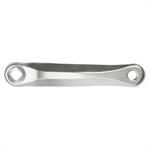PEDIVELLA ALLOY SILVER 170MM ASSE QUADRO JIS MONTAGGIO A SX
