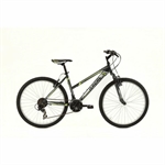 CICLO MTB 26 DONNA INFINITY 18V ACCIAIO TITANIO GIALLO