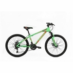 CICLO MTB 27,5 OXIGEN DISC 21V VERDE ROSSO